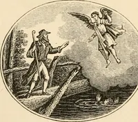 An illustration from Christian similitudes: being a series of emblematic engravings, with written explanations, miscellaneous observations, and religious reflections, designed to illustrate divine truth, in accordance with the cardinal principles of Christianity .. (1866)