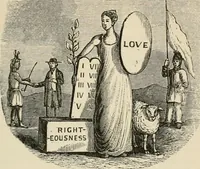 An illustration from Christian similitudes: being a series of emblematic engravings, with written explanations, miscellaneous observations, and religious reflections, designed to illustrate divine truth, in accordance with the cardinal principles of Christianity .. (1866)