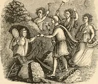 An illustration from Christian similitudes: being a series of emblematic engravings, with written explanations, miscellaneous observations, and religious reflections, designed to illustrate divine truth, in accordance with the cardinal principles of Christianity .. (1866)