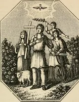 An illustration from Christian similitudes: being a series of emblematic engravings, with written explanations, miscellaneous observations, and religious reflections, designed to illustrate divine truth, in accordance with the cardinal principles of Christianity .. (1866)