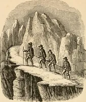 An illustration from Christian similitudes: being a series of emblematic engravings, with written explanations, miscellaneous observations, and religious reflections, designed to illustrate divine truth, in accordance with the cardinal principles of Christianity .. (1866)
