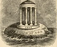 An illustration from Christian similitudes: being a series of emblematic engravings, with written explanations, miscellaneous observations, and religious reflections, designed to illustrate divine truth, in accordance with the cardinal principles of Christianity .. (1866)