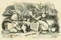 An illustration from Chromagraphie, ou, L'art de composer un dessin : à l'aide de lignes et de figures géométriques, et de l'imiter avec des matières colorées ... (1839)