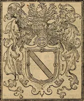 An illustration from Chronica del inclito Emperador de España, Don Alonso VII : deste nombre Rey de Castilla y Leon ... Sacada de vn libro mvy antigvo escrito de mano con letras de los Godos, por relacion de los mismos que lo vieron, y de muchas escrituras y priuilegios originales del mesmo Emperador, y otros (1600)
