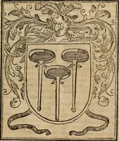 An illustration from Chronica del inclito Emperador de España, Don Alonso VII : deste nombre Rey de Castilla y Leon ... Sacada de vn libro mvy antigvo escrito de mano con letras de los Godos, por relacion de los mismos que lo vieron, y de muchas escrituras y priuilegios originales del mesmo Emperador, y otros (1600)