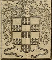 An illustration from Chronica del inclito Emperador de España, Don Alonso VII : deste nombre Rey de Castilla y Leon ... Sacada de vn libro mvy antigvo escrito de mano con letras de los Godos, por relacion de los mismos que lo vieron, y de muchas escrituras y priuilegios originales del mesmo Emperador, y otros (1600)