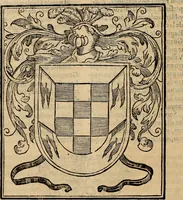 An illustration from Chronica del inclito Emperador de España, Don Alonso VII : deste nombre Rey de Castilla y Leon ... Sacada de vn libro mvy antigvo escrito de mano con letras de los Godos, por relacion de los mismos que lo vieron, y de muchas escrituras y priuilegios originales del mesmo Emperador, y otros (1600)