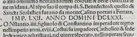 An illustration from Chronica delle vite de pontefici et imperatori romani (1507)