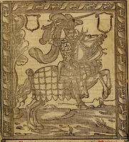 An illustration from Chronica del muy esclarecido Principe Rey don Alfonso el Onzeno deste nobre de los reyes que reynaron en Castilla y en Leon. Padre q fue del Rey don Pedro .. (1551)