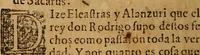 An illustration from Chronica del rey Don Rodrigo, con la destruycion de España, y como los moros la ganaron. Nueuam ante corregida. Contiene de mas de la historia muchas viuas razones, y auisos muy prouechosos (1587)