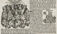 An illustration from Registrum huius operis Libri cronicarum cu[m] figuris et ÿmagi[ni]bus ab inicio mu[n]di.