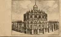 An illustration from Chronicon saxonicum, seu Annales rerum in Anglia præcique gestarum, a Christo nato ad annum usque MCLIV. deducti, ac jam demum latinitate donati. Cum indice rerum chronologico. Accedunt regulæ ad investigandas nominum locorum origines. Et nominum locorum ac virorum in chronico memoratorum explicatio (1692)