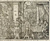 Picture 35 of 55 from Chronicorvm Tvrcicorvm, in quibus Tvrcorvm origo, principes, imperatores, bella, praelia, caedes, victoriae, reiqve militaris ratio, et caetera huc pertinentia ... exponuntur; et Mahometicae religionis instituta, iudiciorumq. processus, & aulae constitutio; procerum item ac populi mores, vitaeq. degendae ratio percensetur: accessere, Narratio de Baiazethis filiorvm seditionibvs; Tvrcicarvm item rerum epitome; ... et Iohannis Aventini Liber, in quo causae miseriarum, quibus Christiana respub. premitur, indicantur ... tomvs primvs (1578), leaf 791