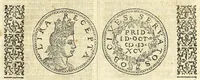 An illustration from Chronijcke van de hertoghen van Brabant : waer in hun leuen, oorloghen, ende acten perfectelijk beschreuen zijn ... (1606)