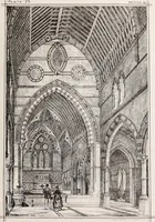 An illustration from Church architecture. Illustrated with thirty-five lithographic plates, from original designs (1871)