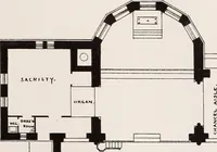 An illustration from Church architecture. Illustrated with thirty-five lithographic plates, from original designs (1871)