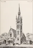 An illustration from Church architecture. Illustrated with thirty-five lithographic plates, from original designs (1871)