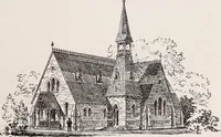 An illustration from Church architecture. Illustrated with thirty-five lithographic plates, from original designs (1871)