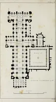 An illustration from Church and conventual arrangement. With copious references, a complete glossary, and an index. And illustrated by a series of ground-plans and plates of the arrangements of churches in different countries and at successive periods, and of the conventual plans adopted by the various orders (1861)