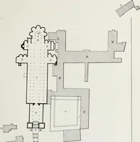 An illustration from Church and conventual arrangement. With copious references, a complete glossary, and an index. And illustrated by a series of ground-plans and plates of the arrangements of churches in different countries and at successive periods, and of the conventual plans adopted by the various orders (1861)