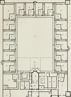 An illustration from Church and conventual arrangement. With copious references, a complete glossary, and an index. And illustrated by a series of ground-plans and plates of the arrangements of churches in different countries and at successive periods, and of the conventual plans adopted by the various orders (1861)