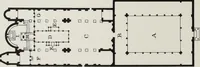 An illustration from Church and conventual arrangement. With copious references, a complete glossary, and an index. And illustrated by a series of ground-plans and plates of the arrangements of churches in different countries and at successive periods, and of the conventual plans adopted by the various orders (1861)