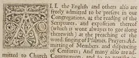An illustration from Church-government and church-covenant discussed, : in an answer of the elders of the severall churches in New England to two and thirty questions, sent over to them by divers ministers in England, to declare their judgments therein. : Together with an Apologie of the said elders in New-England for church-covenant, sent over in answer to Master Bernard in the yeare 1639. : As also in an answer to nine positions about church-government. : And now published for the satisfaction of all who desire resolution in those points (1643)