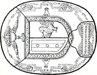 An illustration from The church heraldry of Norfolk : a description of all coats of arms on brasses, monuments, slabs, hatchments, &c., now to be found in the county, illustrated, with references to Blomefield's History of Norfolk and Burke's Armory, together with notes from the inscriptions attached (1887)