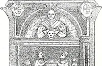 An illustration from The church heraldry of Norfolk : a description of all coats of arms on brasses, monuments, slabs, hatchments, &c., now to be found in the county, illustrated, with references to Blomefield's History of Norfolk and Burke's Armory, together with notes from the inscriptions attached (1887)