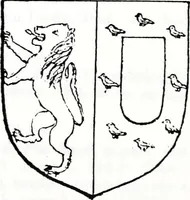 Picture 50 of 61 from The church heraldry of Norfolk : a description of all coats of arms on brasses, monuments, slabs, hatchments, &c., now to be found in the county, illustrated, with references to Blomefield's History of Norfolk and Burke's Armory, together with notes from the inscriptions attached (1887), leaf 726