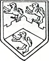 An illustration from The church heraldry of Norfolk : a description of all coats of arms on brasses, monuments, slabs, hatchments, &c., now to be found in the county, illustrated, with references to Blomefield's History of Norfolk and Burke's Armory, together with notes from the inscriptions attached (1887)
