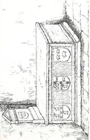 An illustration from The church heraldry of Norfolk : a description of all coats of arms on brasses, monuments, slabs, hatchments, &c., now to be found in the county, illustrated, with references to Blomefield's History of Norfolk and Burke's Armory, together with notes from the inscriptions attached (1887)