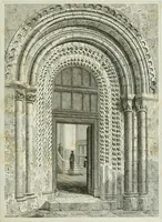 An illustration from The history and antiquities of the cathedral church of Oxford : illustrated by a series of engravings, of views, plans, elevations, sections, and details of that edifice, with biographical anecdotes of the bishops and of other eminent persons connected with the church (1821)