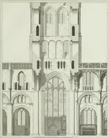 An illustration from The history and antiquities of the cathedral church of Oxford : illustrated by a series of engravings, of views, plans, elevations, sections, and details of that edifice, with biographical anecdotes of the bishops and of other eminent persons connected with the church (1821)
