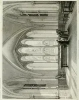 An illustration from The history and antiquities of the cathedral church of Oxford : illustrated by a series of engravings, of views, plans, elevations, sections, and details of that edifice, with biographical anecdotes of the bishops and of other eminent persons connected with the church (1821)