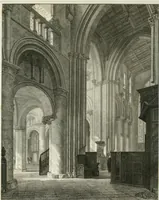 An illustration from The history and antiquities of the cathedral church of Oxford : illustrated by a series of engravings, of views, plans, elevations, sections, and details of that edifice, with biographical anecdotes of the bishops and of other eminent persons connected with the church (1821)