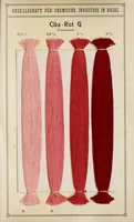 An illustration from CIBA-Farbstoffe : (patentiert) auf mercerisiertem Baumwollgarn (1908)
