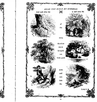 Picture 1 of 9 from Picture puzzles, or, How to read the Bible by symbols [microform] : designed especially for the boys and girls to stimulate a greater interest in the Holy Bible (1899), leaf 17