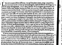 An illustration from Description générale de [sic] Amérique, troisième partie du monde [microforme] : auec tous ses empires, royaumes, estats, et républiques : où sont déduits & traictez par ordre leurs noms, assiette, confins, moeurs, richesses, forces, gouuernement & religion; et la généalogie des empereurs, roys, & princes souuerains, lesquels y ont dominé iusques à nostre temps (1643)