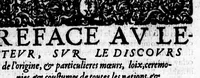 An illustration from L'histoire universelle du monde [microforme] : contenant l'entiere description & situation des quatre parties de la terre, la divisio & estenduë d'une chacune region & province d'icelles : ensemble l'origine & particulières moeurs, loix, coustumes, religion, & ceremonies de toutes les nations, & peuples par qui elles sont habitées : divisée en quatre livres (1572)