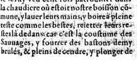 An illustration from Relation de ce qui s'est passé en la Nouvelle France, en l'année 1634 [microforme] : envoyée au R. Pere provincial de la Compagnie de Jesus, en la province de France par le P. Paul le Jeune de la mesme compagnie, superieur de la residence de Kebec (1635)