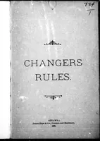 Picture 1 of 5 from Changers rules [microform] (1893), leaf 5