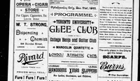 An illustration from Grand Opera House, London, Ont. [microform] : Wednesday ev'g, Dec. 21st, 1892 : programme, Toronto University Glee Club assisted by the College Banjo and Guitar Club and Mandolin Quintette, under the auspices of the London Athletic Club . (1892)