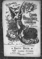 An illustration from Grand Opera House, London, Ont., season 1899-1900, programme [microform] : two nights, Friday and Saturday, Jan. 5 and 6 ... Anna Eva Fay . (1900)
