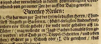 An illustration from Cimelium geographicum tripartitum, oder Dreyfaches geographisches Kleinod, : darinnen begriffen, I. Richtig-gesuchte und verfassete Longitudines und Latitudines aller gross- und kleinen Städte, auch Schlösser, sambt gräflicher, freyherrlicher und adelicher Häuser, des gantzen höchstlöblichsten Churfürstenthums Sachsen und incorporirter Lande, neben theils angräntzender Oerther. II. Milliographia, oder, Meilen-Beschreibung, erstlich durch die gantze Welt, hernach in specie dieser Lande; dabey ein sonderbar Rosetum Geographicum, oder Geographischer Rosen-Garten, III. Seminarium geographicum, Geographischer Pflantz-Garten, Rechst schuldigster Beförderung der Ehre Gottes, der Durchleuchtigsten, Chur- und Hoch-Fürstlichen gnädigsten Herrschafft zu unterthänigsten, auch Dero getreuesten Land-Ständen nützlichen Diensten (1680)