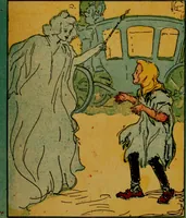 An illustration from Cinderella, or, The little glass slipper (1908)