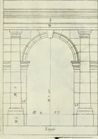 An illustration from I cinque ordini di architettura di Andrea Palladio : esposti per un' esatta istruzione di chi ama e coltiva questa billa utilissima arte (1784)