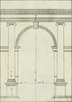 An illustration from I cinque ordini di architettura di Andrea Palladio : esposti per un' esatta istruzione di chi ama e coltiva questa billa utilissima arte (1784)