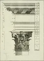 An illustration from I cinque ordini di architettura di Andrea Palladio : esposti per un' esatta istruzione di chi ama e coltiva questa billa utilissima arte (1784)