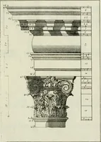 An illustration from I cinque ordini di architettura di Andrea Palladio : esposti per un' esatta istruzione di chi ama e coltiva questa billa utilissima arte (1784)